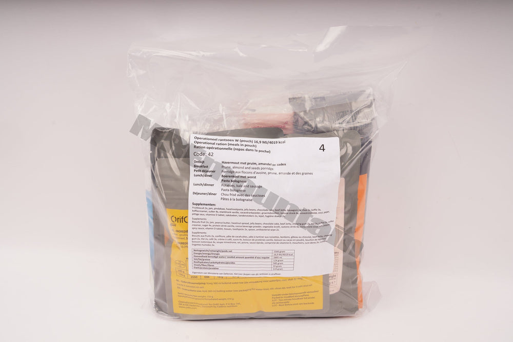 Dutch Armed Forces Operational Ration 2020-typ