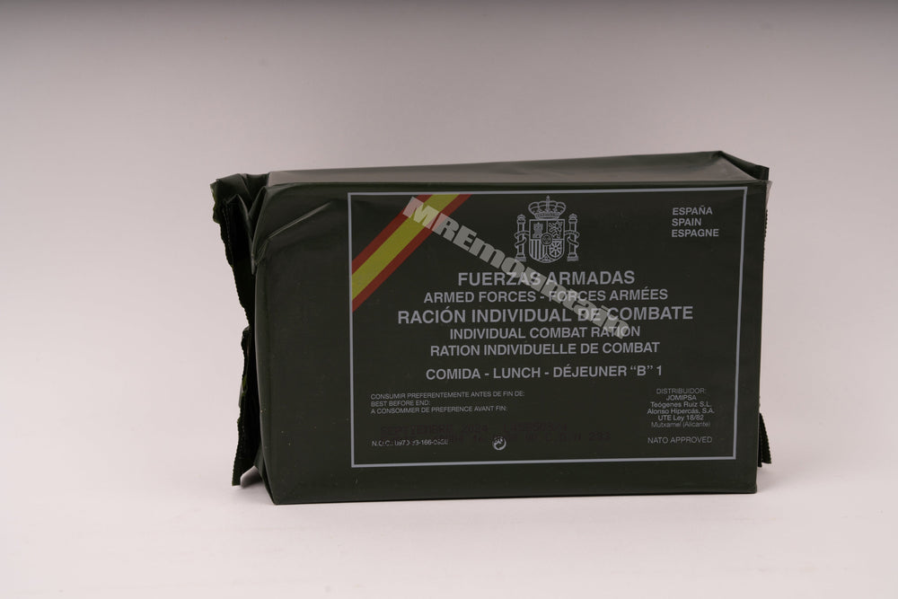 Spanish Armed Forces Individual Combat Ration (ICR) foreign MRE