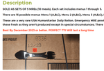 Humanitarian Daily Ration Full Pallet of 48 Cases (480 days of food)