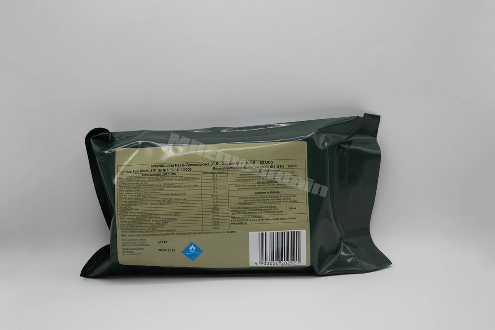 Polish Armed Forces S-R Single meal MRE