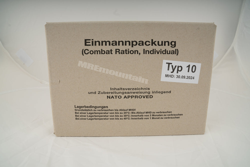 German Armed Forces EPA 24 hour combat ration